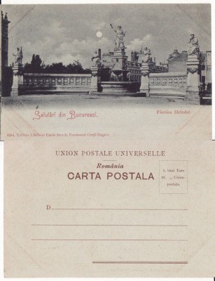 Bucuresti-Fantana Sarindar- clasica, rara foto