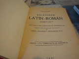 Ioan Nadejde - Dictionar latin roman - interbelic - 704 pag