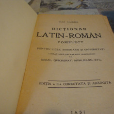 Ioan Nadejde - Dictionar latin roman - interbelic - 704 pag