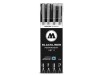 Blackliner Etui Set 3 4 buc