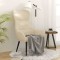Scaun de relaxare, crem, material textil - 2