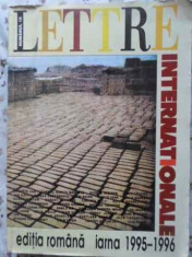 LETTRE INTERNATIONALE EDITIE ROMANA. IARNA 1995-1996 (PAGINA DE TITLU LIPSA)-COLECTIV foto