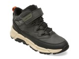 Ghete GEOX negre, J36LCG, din piele ecologica