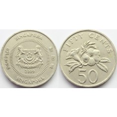 Singapore 2009 - 50 cents, circulata