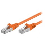 Patch Cord F/UTP Cat5e Portocaliu 1m