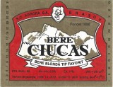 NI506 Etichetă bere blondă tip Favorit, Ciucaș, SC Aurora SA Brașov, &icirc;nceputul anilor 1990