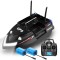 Barca Plantat, Nadit si Momit iUni V802 PRO, GPS, 2 Baterii 12000mAh, 4 cuve, 3kg, 500m, 15km/h, Telecomanda 2.4GHz, Negru