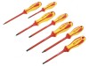 Set şurubelniţe izolate 7 bucăți Pozidriv și plată