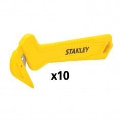 Stanley STHT10355-1, set 10 bucati cutter pentru carton, lama carlig