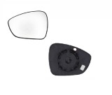 Geam oglinda exterioara cu suport fixare Opel Crossland X, 03.2017-, Citroen C3 Aircross, 10.2017-, partea Stanga, incalzit; sticla convexa; geam cro