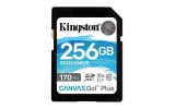 Card de Memorie SDXC Kingston Canvas GO Plus, 256GB, Class