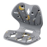 Suport pentru Scaun, Cyrax, pentru Corectarea Posturii, Portabil, Pliabil, Ergonomic, Ameliorare Durere, Respirabil, 35x32x30 cm, Marime L, Model Rach