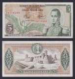!!! COLUMBIA - 5 PESOS OROi I978- P 406 f - UNC