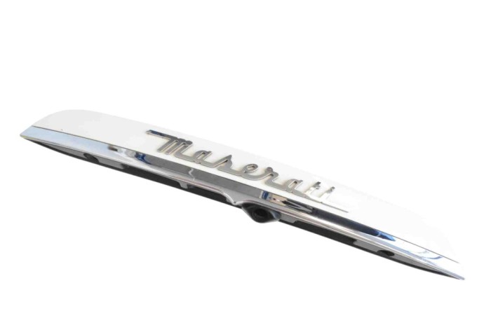 Ornament suport iluminare număr MASERATI GHIBLI M157 2015 OEM: V68004M02,670017263 21472213