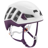 Cască Alpinism Damă PETZL Meteora Alb/Violet, Schi Tura, Ușoară, 52-58cm