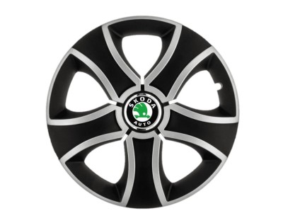 Set 4 capace roti , pentru gama auto Skoda, R16 foto