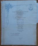 2 meniuri romanesti; Athenee Palace, ambele din 1921