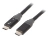 Cablu Akyga USB-C 3.1, 1.5m, 100W, Model AK-USB-34
