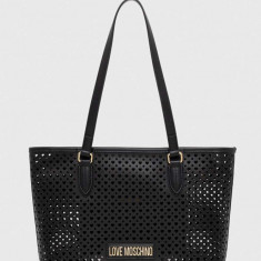 Love Moschino poseta culoarea negru