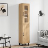 VidaXL Dulap &icirc;nalt, stejar sonoma, 34,5x34x180 cm, lemn prelucrat