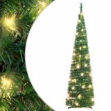 Cumpara ieftin Brad de Craciun artificial pop-up 50 LED-uri verde 120 cm
