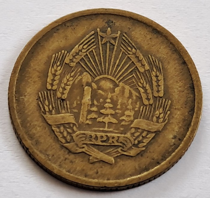 Romania, 5 Bani 1953