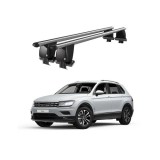 Bare transversale portbagaj auto aluminiu compatibile plafon neted Volkswagen Tiguan II AD1 2016->argintii sau negre Cod: CB200101 Kit-108