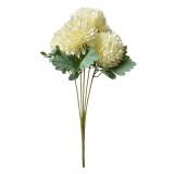 Cumpara ieftin Crizanteme artificiale albe verzi 22x14x43 cm
