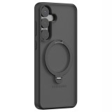 Husa pentru samsung galaxy s25 - torras ostand spin series - black