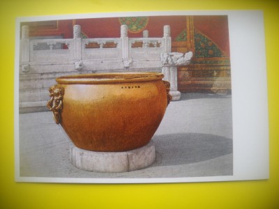 HOPCT 5783 VAS DE BRONZ -POARTA PURITATII PALATUL MUZEU -CHINA-ASIA-NECIRCULATA foto