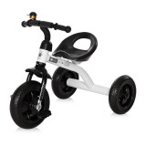 Tricicleta pentru copii A28 roti mari White Black, Lorelli