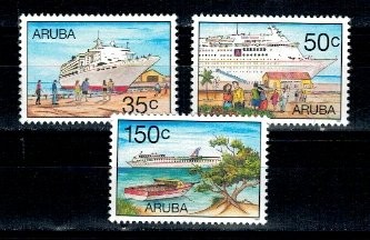 Aruba 1997 - Vapoare, nave de croaziera, serie neuzata foto