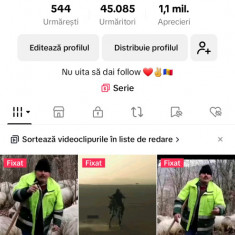 Cont Tiktok 1k urmăritori