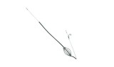 Montura pescuit crap prokarpfishing, carlig legat pe fir de par cu momitor de 25 g
