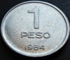 Moneda 1 PESO - ARGENTINA, anul 1984 * cod 4934 = A.UNC, America Centrala si de Sud