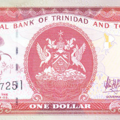 Bancnota Trinidad & Tobago 1 Dolar 2006 (2017) - P46Ab UNC