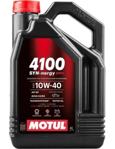 Ulei motor Motul 4100 Syn-Nergy Spec 10W-40 4L