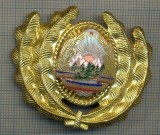 Y 1567 INSIGNA-MILITARA-EMBLEMA COIFURA- OFITER -RSR -PENTRU COLECTIONARI