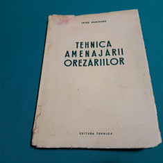 TEHNICA AMENAJĂRII OREZĂRIILOR / PETRE MUNTEANU / 1952 *