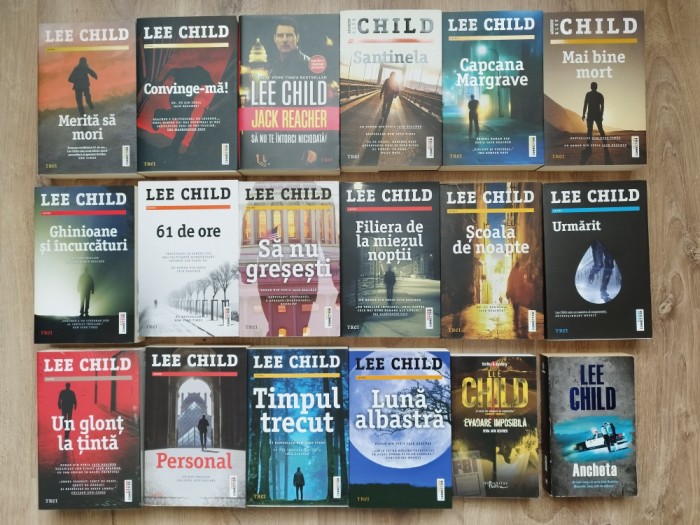 Lee Child - lot 18 romane thriller