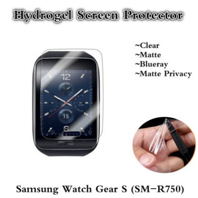 Folie protectie Hydrogel, TPU Silicon, Samsung Galaxy Watch Gear S (SM-R750), Bulk foto