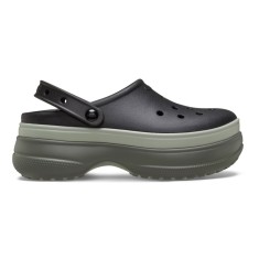 Saboti Crocs Classic Stacked Clog Negru - Black