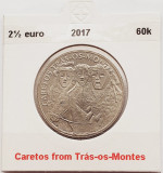 2182 Portugalia 2,5 Euro 2017 Caretos from Tr&aacute;s-os-Montes km 875