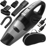 Aspirator auto fara fir Xtrobb 50W, cu filtru HEPA si accesorii