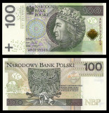 POLONIA █ bancnota █ 100 Zlotych █ 2012 █ P-186a █ UNC █ necirculata