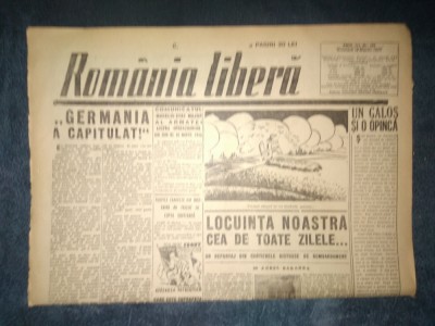 ZIAR ROMANIA LIBERA 18 MARTIE 1945 foto