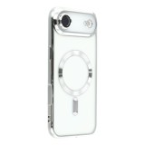 Husa compatibila cu IPhone 17 Air, ALC MOBILE, pentru telefon mobil cu protectie pentru camera, Tehnologie MagSafe, rezistenta la socuri, contur Silve