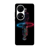 Husa compatibila cu Huawei Nova Y70 model Gojo x Kakashi Neon, Silicon, TPU, Viceversa, Transparent, Carcasa