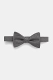 HUGO papion de matase culoarea gri, 50520667