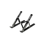 Cumpara ieftin Suport pliabil pentru laptop si tableta, aluminiu, reglabil, negru